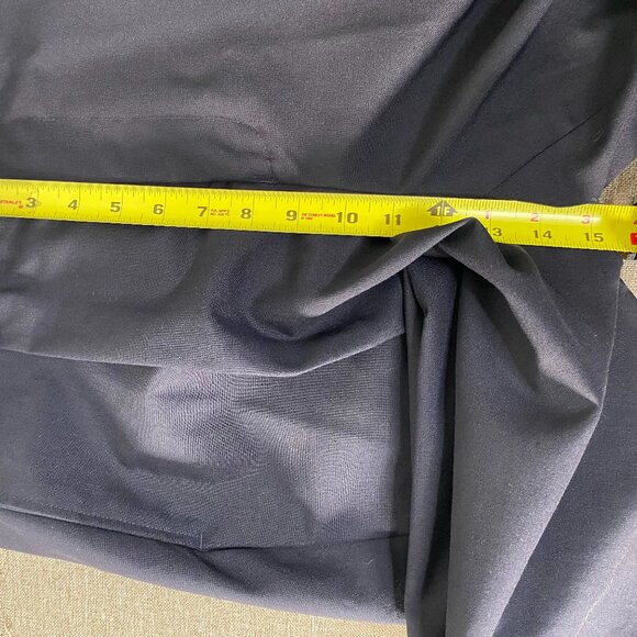 Louis Martin Wool Blend Pleated Uniform Dress Pants Women's 12 Navy Blue NWT - Picture 12 of 15